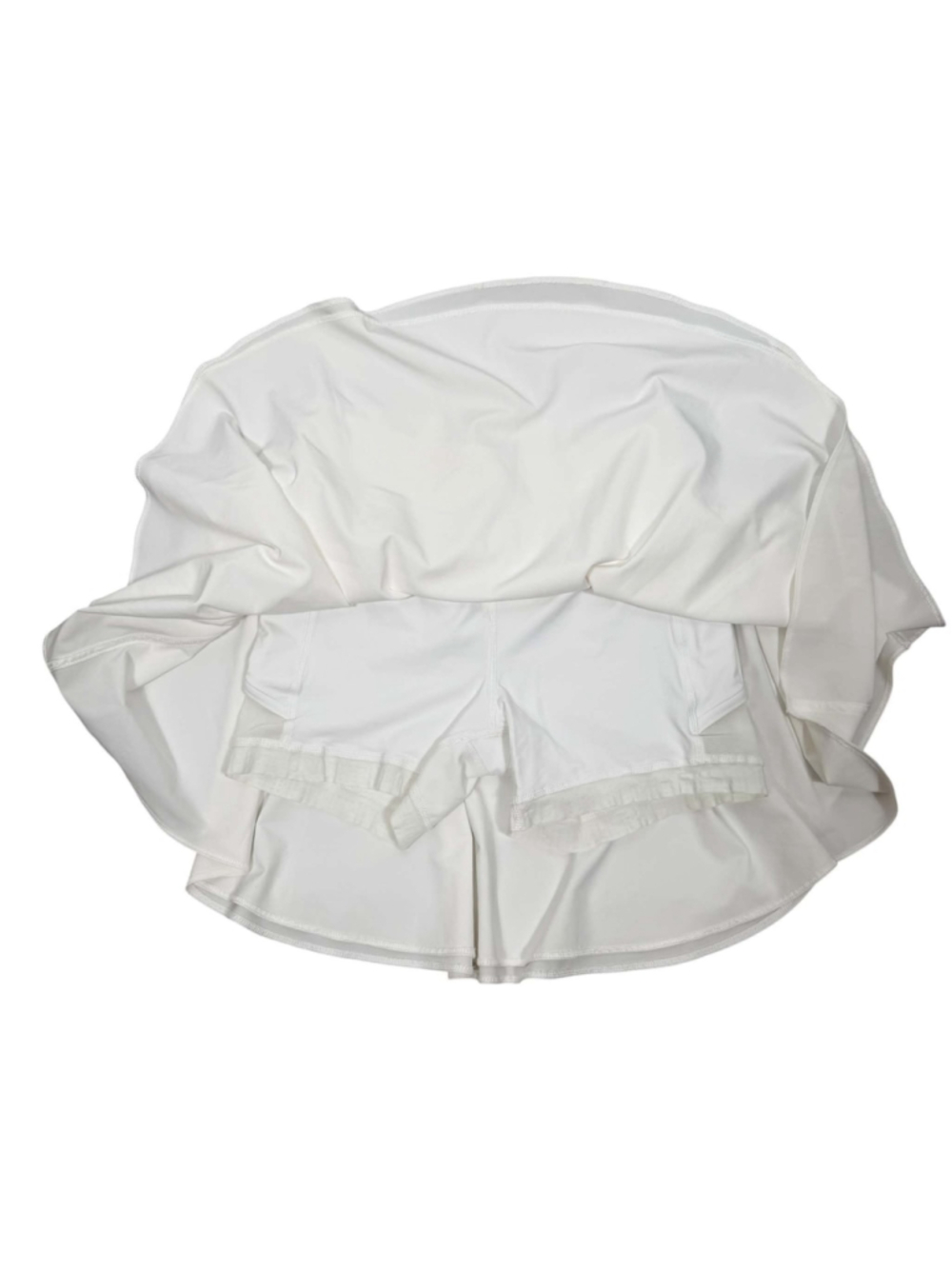 Lululemon Court Rival Skirt White High Rise Tennis Golf Skort Ruffle Women's 4 - Picture 3 of 6